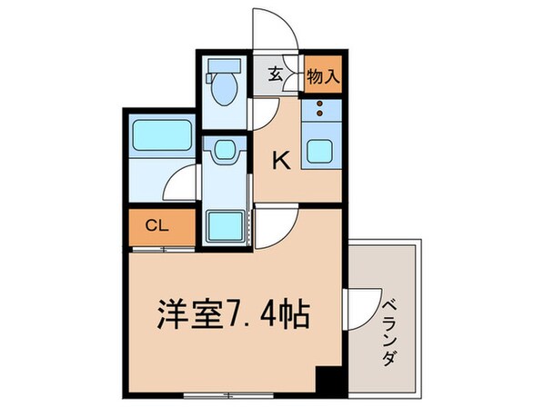 ヴィークブライト名古屋東別院の物件間取画像